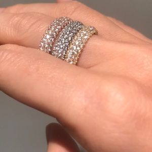 Round Pave Eternity Band